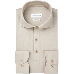 Profuomo - Polo LM - Donkerrood - Heren - Lange Mouw