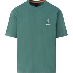 Boss Casual - T-shirt - Groen - Korte Mouw