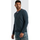 Cast Iron - Trui - Blauw - V-hals - Lange Mouw