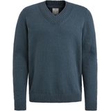 Cast Iron - Trui - Blauw - V-hals - Lange Mouw