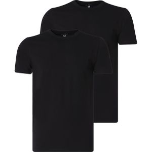 J.C. RAGS Basic Heren T-shirt KM 2-pack