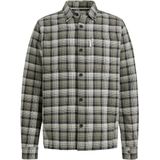 Cast Iron - Casual Overhemd - Grijs Geruit - Lange Mouw