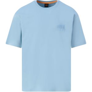 Boss - Casual Te_Snow - T-shirt - Licht Blauw