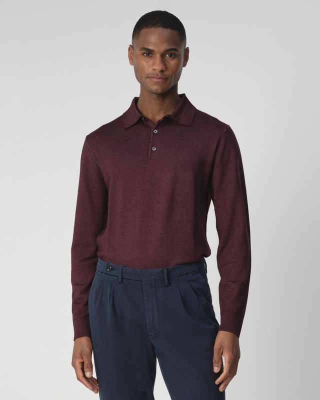 Dutch Dandies Lazenby polo met lange mouwen