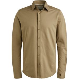 Cast Iron - Casual Shirt - Zandkleur - Heren Overhemd