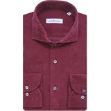 Dutch Dandies - Casual Overhemd - Donkerrood - Lange Mouwen