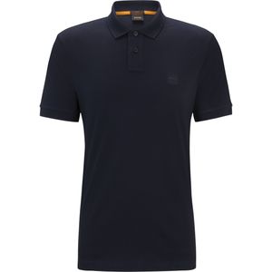 BOSS Slim Fit Polo Passenger met Logo Donkerblauw