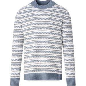 Drykorn Trui ronde haLange mouw Blauw