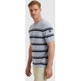 Vanguard - T-shirt - Lichtblauw - Katoen/Acryl/Linnen