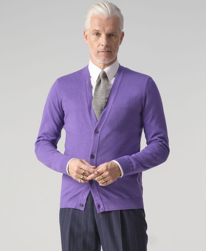 Dutch Dandies - Arno - Vest - Paars