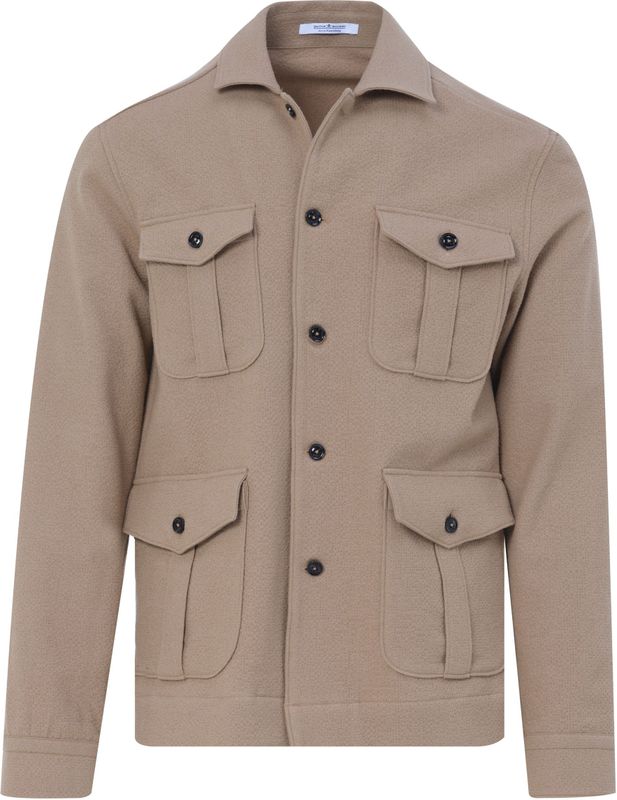 Dutch Dandies - Arno Kantelberg - Overshirt - Beige - Lange Mouwen