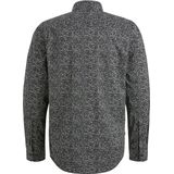 PME Legend - Casual Overhemd - Zwart - Lange Mouw