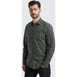 PME Legend - Casual Overhemd - Zwart - Lange Mouw