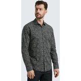 PME Legend - Casual Overhemd - Zwart - Lange Mouw