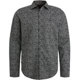 PME Legend - Casual Overhemd - Zwart - Lange Mouw