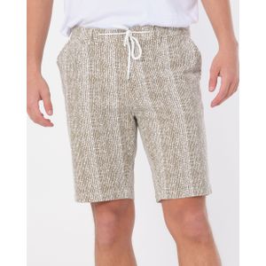 Blue Industry - SENNAS23 - Korte Broek - Wit - Groene Stippen - Katoen