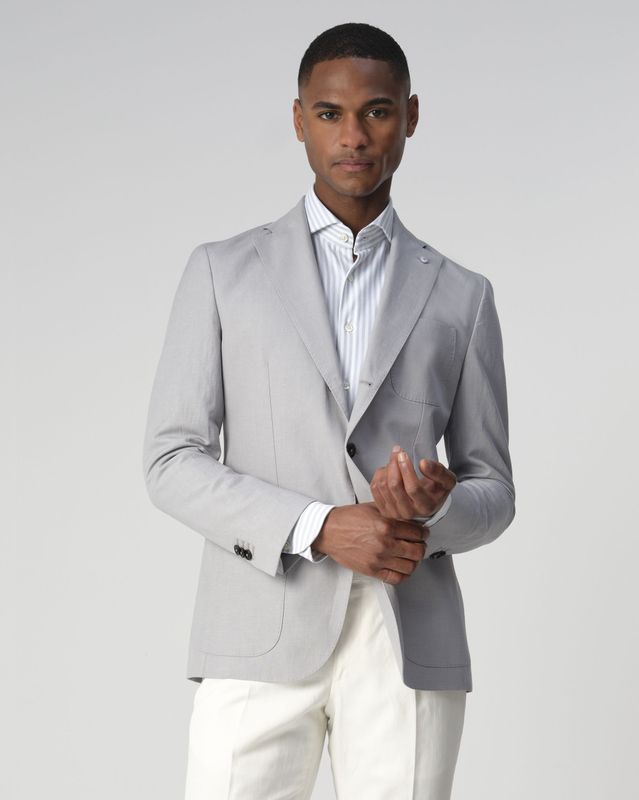 Dutch Dandies - Daryll - Colbert - Blauw - Katoen en Linnen