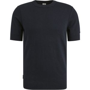 Cast Iron - T-shirt - Blauw - Korte Mouw - Relaxed Fit - Hoogwaardige Materialen