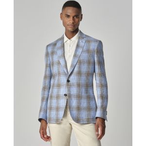Dutch Dandies - Sorrento - Colbert - Blauw - 100% Linnen