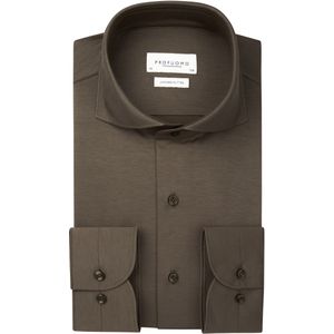 Profuomo Japanese Knitted DreKorte mouw Shirt