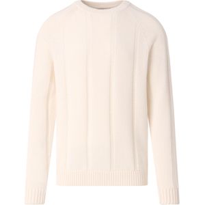 Tommy Hilfiger - Menswear - Ecru Trui - Ronde Hals - Lange Mouw