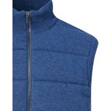 Paul & Shark - Bodywarmer - Blauw - Hoge Kraag, Stevige Ritssluiting