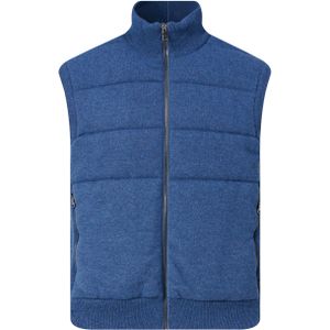 Paul & Shark - Bodywarmer - Blauw - Hoge Kraag, Stevige Ritssluiting