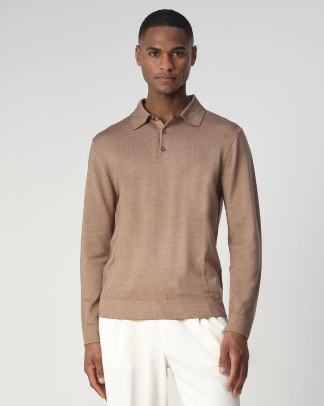 Dutch Dandies Lazenby polo met lange mouwen