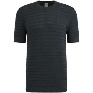 Cast Iron - T-shirt - Blauw - Korte Mouw