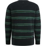 PME Legend - Gebreide Pullover - Katoenmix - Ronde Hals - Labelpatch