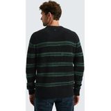 PME Legend - Gebreide Pullover - Katoenmix - Ronde Hals - Labelpatch