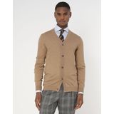 Dutch Dandies - Hemsworth - Vest - Gemêleerd Sandkleur - 100% Merinowol