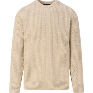 Barbour - Lowfen - Gebreide Trui - Grijs - Ronde Hals - Lange Mouw