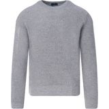 Paul & Shark - Ronde Hals - Trui - Grijs - Fijngebreid