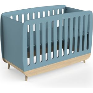 Babybed Firmiana | 124,4 x 64,4 x 88,4 cm | Blauw