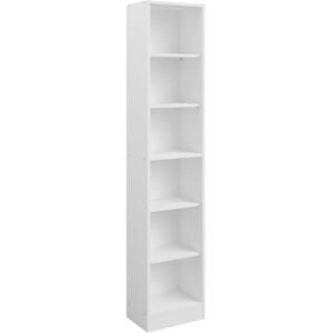 Boekenkast Hobby 41 cm lang-5 legplanken-wit