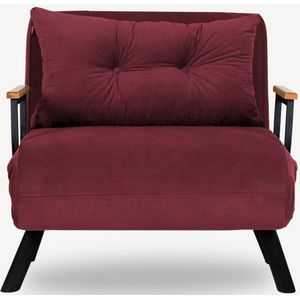 Verstelbare fauteuil | 60 x 50 x 45 cm | Rood