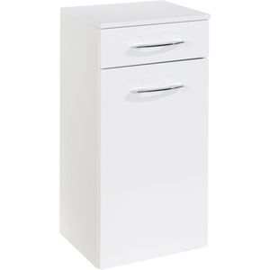 Badkamerkastje Florent 40cm 1 deur & 1 lade - wit