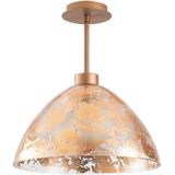 Moderne koperen kroonluchter | Strakke en eigentijdse verlichting