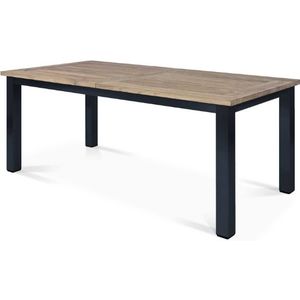 Sens-Line - Aberdeen Keramiek - Uitschuifbare Tuintafel - 200/260cm - Bruin