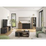 Salontafel Magda | 110 x 60 x 40 cm | Brown Matte Black