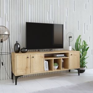 TV-meubel Emerald | 100% Melamine | Eiken | 150cm Breedte