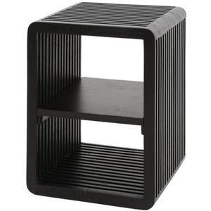 Nachtkastje Vardy | 30 x 30 x 40 cm | Black Teak-design