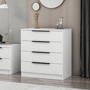 Witte Dressoir | 100% Melamine Gecoat | 72x42x77 cm