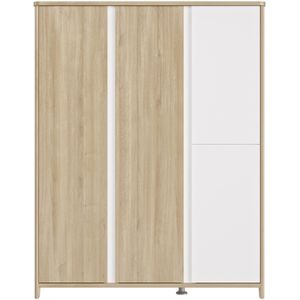 Kledingkast Binno | 146 x 57 x 185 cm | Beech Oak-design