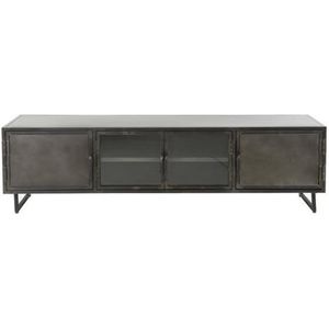 tv-meubel Tymchyk | 180 x 40 x 50 cm | Gun Metal-design