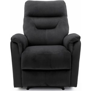 Relaxfauteuil Breda | 79 x 96 x 100 cm | Manueel verstelbaar | Zwart