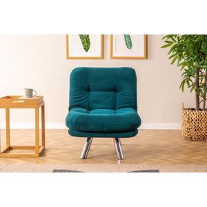 Stoel Del Sofa | 70 x 52 x 40 cm | Turquoise