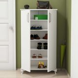 Almaren Schoenenkast | 100% Melamine Gecoat | 18mm Dikte | Wit