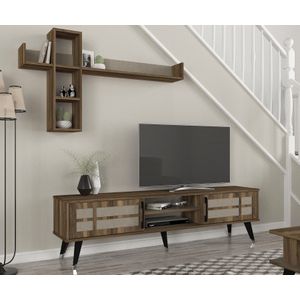 Tera Home TV-meubel | 100% Melamine | 18mm | Notelaar | 180cm x 49